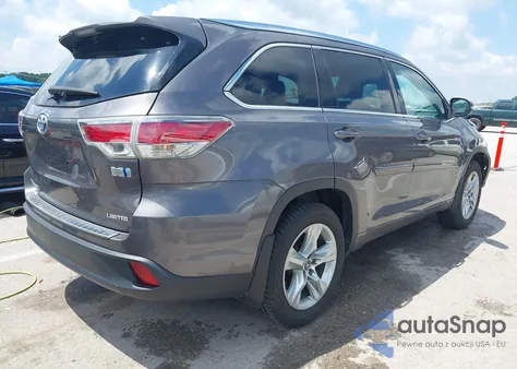 2016 Toyota Highlander Hybrid Limited/Limited Platinum V6 from USA, damaged, VIN 5TDDCRFH2GS017321